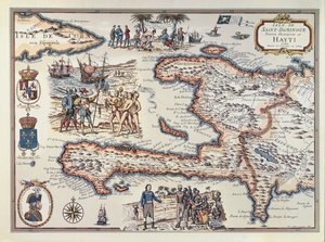 1789年海地岛地图