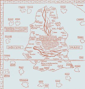 “塔普罗巴纳岛地图” 作者 法语学校