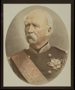 Marie-Edme-Patrice-Maurice de MacMahon（1808-93）Comte de MacMahon和Magenta公爵（彩色光刻）