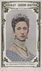 来自保加利亚的Marie-Louise de Bourbon（彩色照片） 作者 法语学校