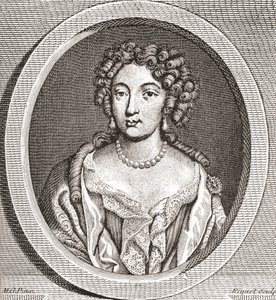 MarieAngéliquedeScorailles，1661 1681.法国贵妇和路易十四的众多情妇之一。来自Les Heures Libres出版于1908年。 作者 法语学校