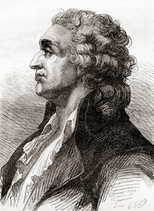 Marie Jean Antoine Nicolas de Caritat，Marquis de Condorcet，来自“Les Merveilles de la Science”，出版于 1870 年（雕刻） 作者 法语学校