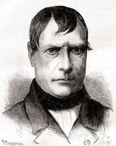 Marie Jean Pierre Flourens，来自“Les Merveilles de la Science”，约 1870 年出版（石版画） 作者 法语学校