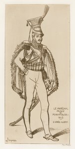 元帅波尼亚托夫斯基元帅，1813年