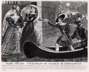 Mary Stuart（1542-87）逃离Loch Leven城堡 作者 法语学校