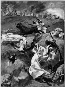 图阿特大屠杀（北非）。1891 年 11 月 12 日第 54 期《大地画报》上的版画。 作者 法语学校