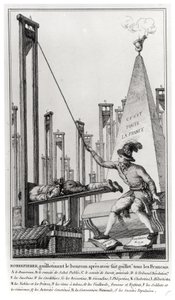 Maximilien de Robespierre（1758-94）执行刽子手 作者 法语学校