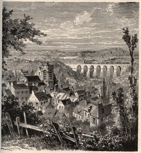 Meudon - Hauts-de-Seine省 - "PATRIE "中的雕刻--LUCIEN HUARD的DESCRIPTION PECTURESSE DE LA FRANCE EN 6 VOLURES - 19世纪末 作者 法语学校