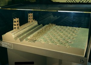 在Alesia的凯撒防御模型 作者 法语学校