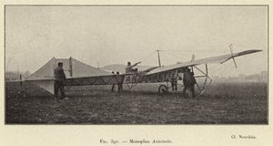 Monoplan Antoinette (雕刻) 作者 法语学校