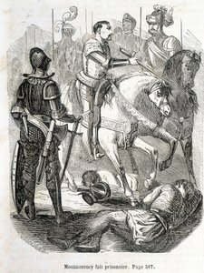 蒙莫朗西在帕维 (1525) 被囚禁——在 L.-P. 的“法兰西历史”中。 安克蒂尔 作者 法语学校