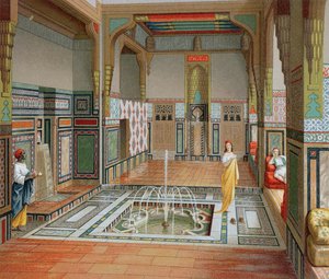 摩尔人的内部，1880年 作者 法语学校