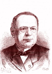 Moritz Hermann Von Jacobi (1801-1874)，俄罗斯工程师和物理学家（电镀、电动机）。 雕刻 1867 作者 法语学校