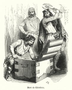 Chloderic之死（雕版画 作者 法语学校