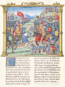 1865年7月14日，1465年7月14日，在公众的菲利普回忆录（1445-1509）的公众联盟战争期间，蒙雷里战争 作者 法语学校