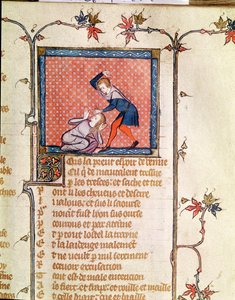 1126 f.66r嫉妒的暴力，来自Roman de la Rose c.1487-95） 作者 法语学校