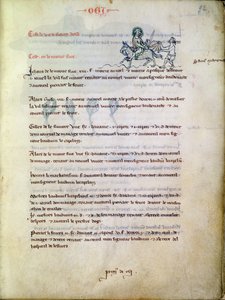 1175 f.92圣马丁女士切割他的斗篷，来自Vieil Rentier dAudenarde，1291-1302 作者 法语学校