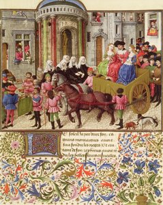 2617忒修斯女士从La Teseida进入雅典，由Giovanni Boccaccio（1313-75）1340-41进入雅典 作者 法语学校