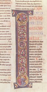 Ms 2 fol.175 t.2圣马克福音，来自Saint-Andre aux-Bois修道院的圣经 作者 法语学校