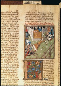 Ms 622 fol.221v来自Des Hommes Illustres的Brunhilda酷刑，第1460页
