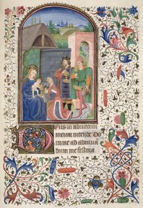 Euing 4 f.49r The Wise Men，来自格拉斯哥时间 作者 法语学校