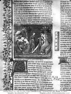 女士们来自Lancere de Messire Lancelot du Lac，Lancelot先生第一次亲吻Guinevere 作者 法语学校