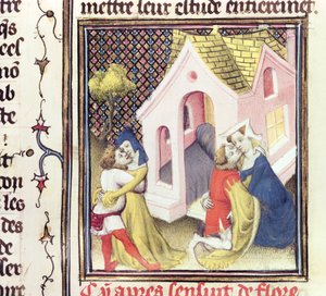 女士们来自Claris Mulieribus，来自Giovanni Boccaccio（1313-75） 作者 法语学校