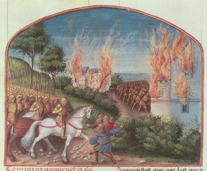 罗伯特·德·博恩（Robert de Boron）撰写的“The Story of Merlin”中的女性神父女士，第1482-89页 作者 法语学校