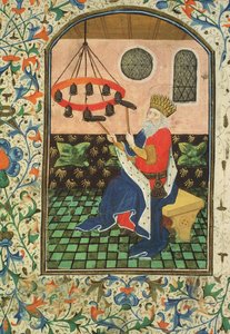 Gen 288 f.183v King and music，c.1460 作者 法语学校