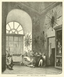 卢浮宫海军博物馆，Salle La Perouse，第二视图（雕刻） 作者 法语学校