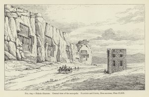 Naksh-i-Rustem，墓地的一般视图 作者 法语学校