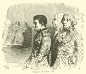 Napoleon at Notre Dame (engraving) 作者 法语学校