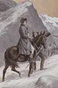 拿破仑穿越阿尔卑斯山 作者 法语学校