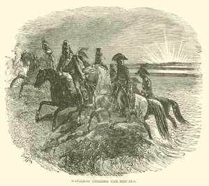Napoleon crossing the Red Sea (engraving) 作者 法语学校