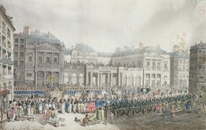 拿破仑加冕游行通过国务委员会，1804年12月2日 作者 法语学校