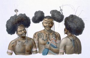 新几内亚的原住民，1826年 作者 法语学校