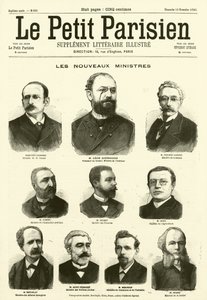 New ministers of the French Government (engraving) 作者 法语学校