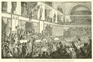 杜乐丽的新会议厅，前机房，1795年5月20日 作者 法语学校