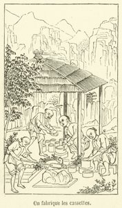 我们制作磁带（雕刻） 作者 法语学校
