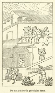 我们将生瓷放入烤箱（雕刻） 作者 法语学校