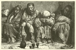 Opium addicts (engraving) 作者 法语学校