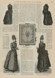 来自 La Mode Illustree 的页面 作者 法语学校