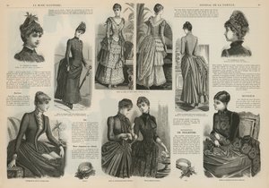 来自 La Mode Illustree 的页面 作者 法语学校