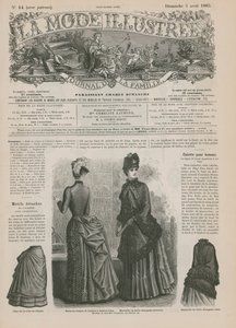 Page from La Mode Illustree 作者 法语学校