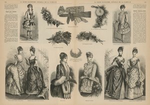 来自La Mode Illustree的页面 作者 法语学校