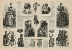 来自La Mode Illustree的页面 作者 法语学校