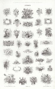 来自 Vignettes Typographiques 的页面（雕刻） 作者 法语学校
