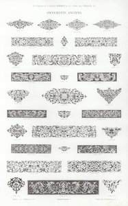 来自 Vignettes Typographiques 的页面（雕刻） 作者 法语学校