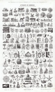 来自 Vignettes Typographiques 的页面（雕刻） 作者 法语学校