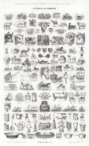 来自 Vignettes Typographiques 的页面（雕刻） 作者 法语学校